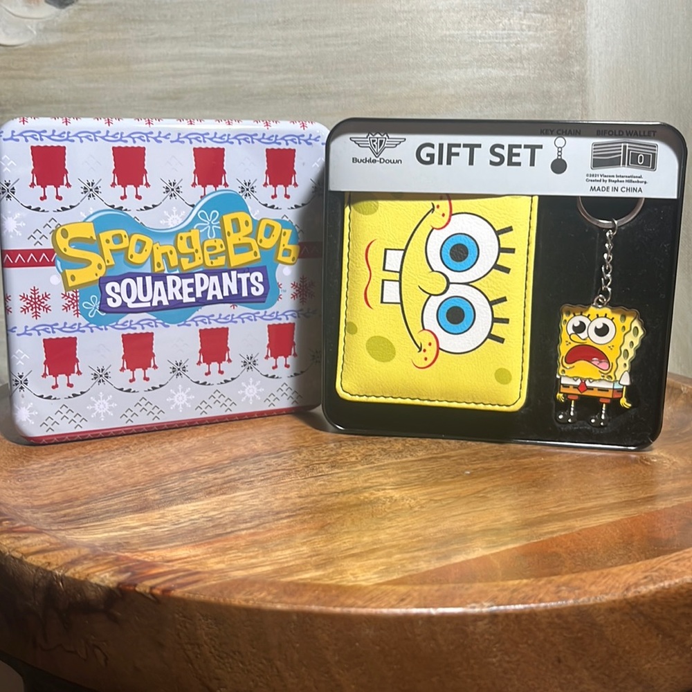 Bob Sponge Wallet and Key chain